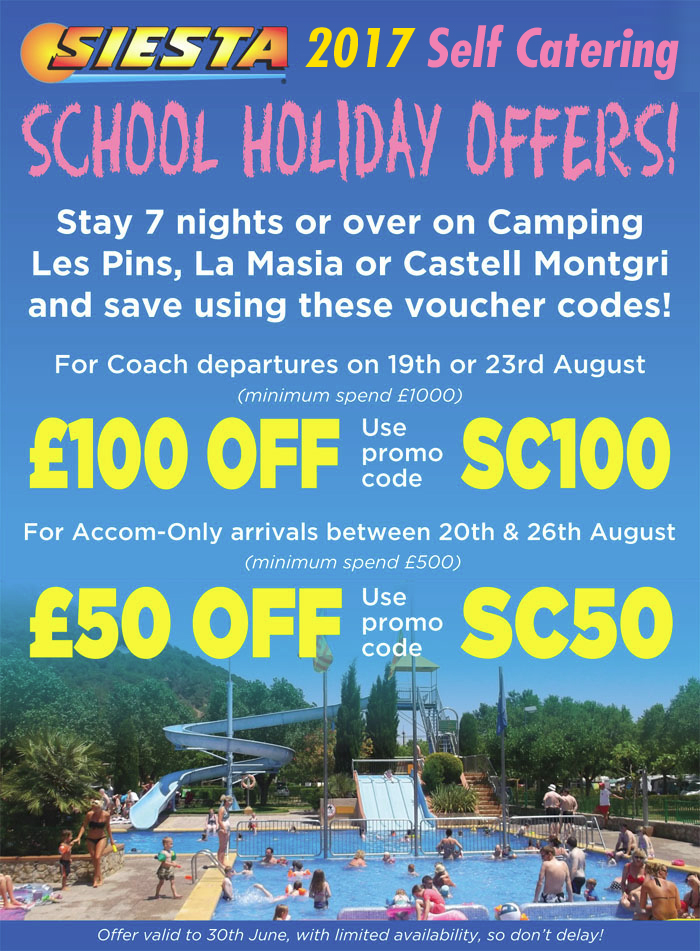 SCHOOL HOLIDAY OFFERS!